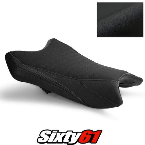 Kawasaki ZX6R Seat Cover 2019-2024 2025 2026 Front Black Luimoto Tec-Grip Suede