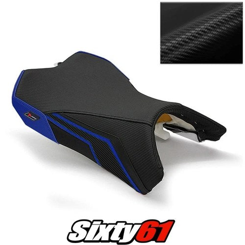 Kawasaki Ninja 1000 Seat Cover 2011-2015 2016 Front Black Blue Luimoto Carbon