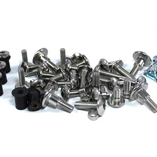 for Suzuki GSX-R400 1988-1989 Stainless Fairing Screen Bolt Clip Kit Gsxr 400