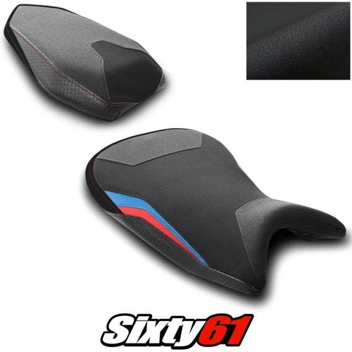 BMW S1000R Seat Cover 2021-2026 Front Rear Black Blue Red Luimoto Tec-Grip Suede