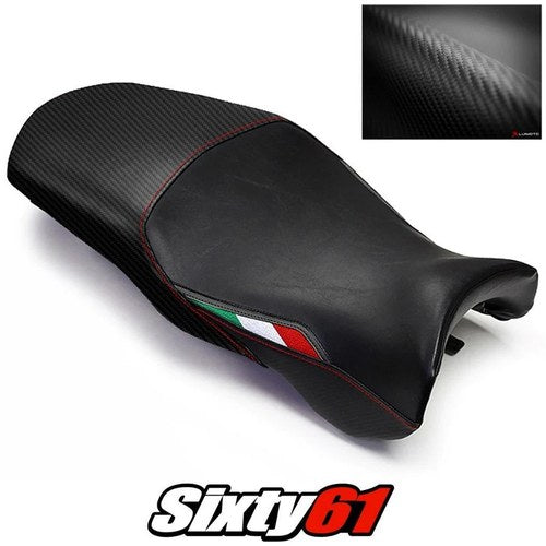Ducati Supersport Seat Cover 1999-2004 2005 2006 2007 Front Black Luimoto Carbon