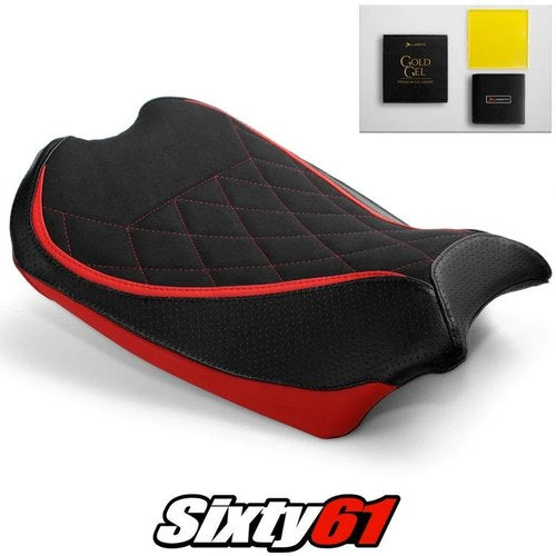 Ducati Panigale V4R Seat Cover Gel 2019-2021 Front Black Luimoto Tec-Grip Suede