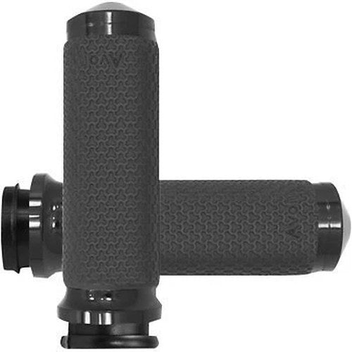 Avon MF-63A-ANO-FLY Black Vibration Dampening Memory Foam Hand Grips for Tbw