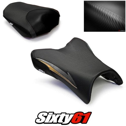 Yamaha FZ1 Seat Covers 2006-2011 2012 2013 2014 2015 2016 Black Luimoto Carbon