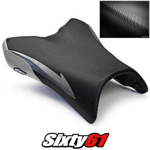 Yamaha FZ1 Seat Cover 2006-2011 2012 2013 2014 2015 2016 Silver Luimoto Carbon