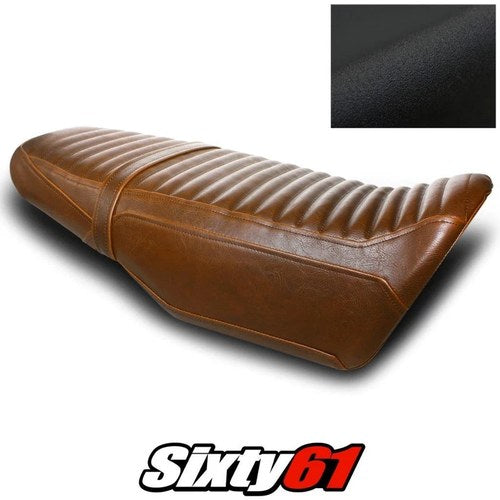Honda Grom Seat Cover 2021 2022 2023 2024 2025 Front Vintage Light Brown Luimoto