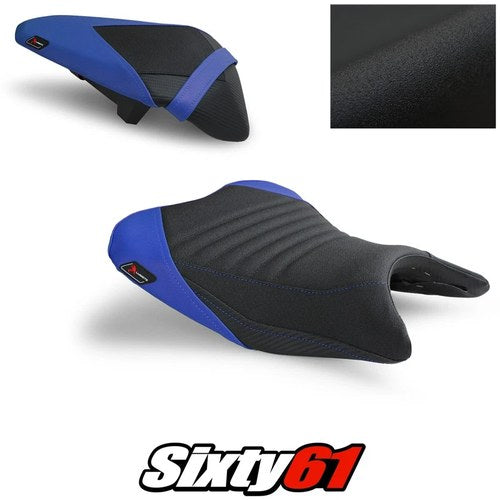 Kawasaki Ninja 400 Seat Covers 2018-2020 2021 2022 2023 Blue Luimoto Tec-Grip