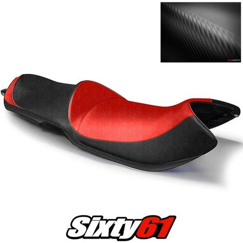 Can-Am Spyder RS Seat Cover 2007-2013 2014 2015 2016 Black Red Luimoto Carbon