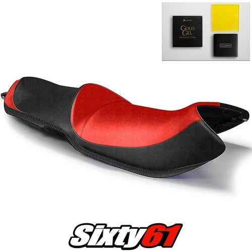 Can-Am Spyder RS Seat Cover and Gel 2007-2014 2015 2016 Black Red Luimoto Carbon