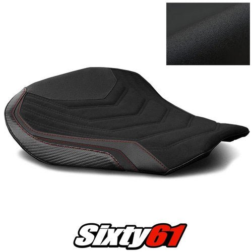 MV Agusta F4 Seat Cover 2010-2015 2016 2017 2018 2019 2020 Black Luimoto Suede