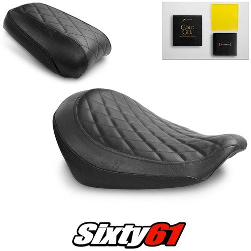 Triumph Thunderbird Storm Seat Covers and Gel 2010-2017 Vintage Black Luimoto