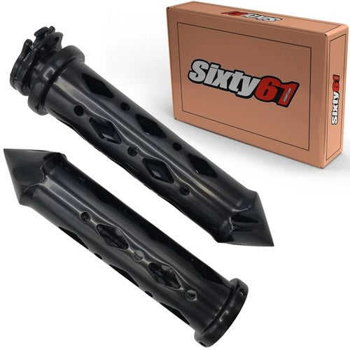 BMW S1000RR 2010-2022 2023 Hand Grips Suzuki Spike Cut Outs Billet Aluminum