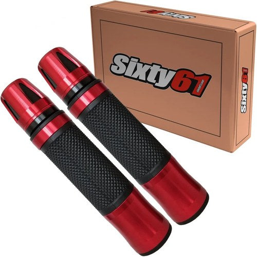 Kawasaki Ninja ZX6R ZX9R ZX10R ZX12R ZX14R H2 Red Grips Gel Comfort Hand Bar End