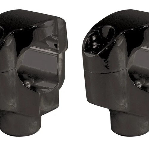 V-Factor 41003 Black 1-1/2" Tall Risers for 1-1/4" Handlebars for Softail Custom