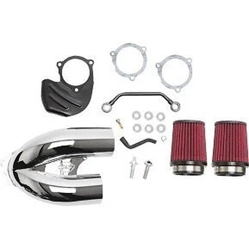 S&S Cycle 170-0566A Chrome Tuned Induction Air Cleaner for M8 17-22