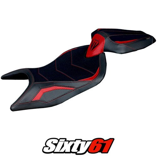 Aprilia RS 660 2021-2024 2025 2026 Seat Cover Tappezzeria Ultragrip Red Black