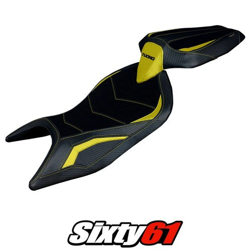 Aprilia Tuono 660 2021-2023 2024 2025 2026 Seat Cover Tappezzeria Yellow Black