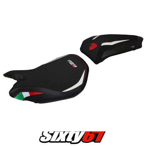 Ducati Panigale 959 Seat Cover Tappezzeria 2015 2016 2017 2018 White Black