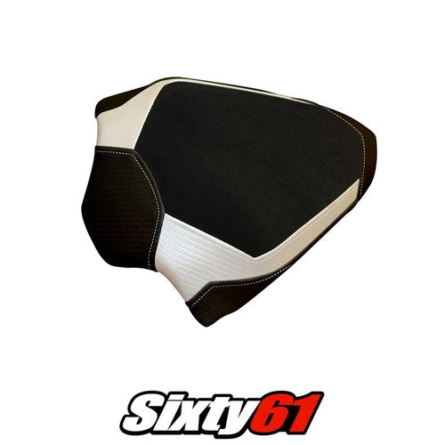 Ducati Panigale V4 Passenger Seat Cover Tappezzeria 2018-2023 2024 Comfort White