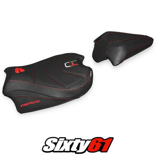 Ducati Streetfighter V4 Seat Cover Tappezzeria 2020-2023 2024 Ultragrip Black