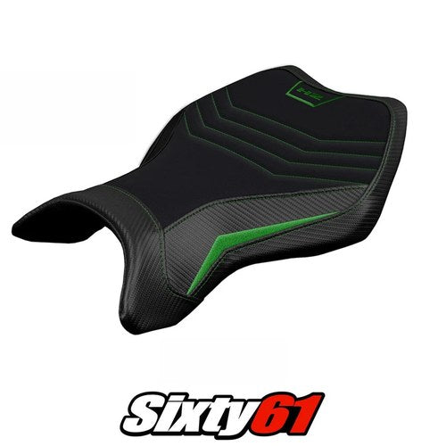 Kawasaki Ninja H2 H2R 2015-2024 2025 2026 Seat Cover Tappezzeria Comfort Green