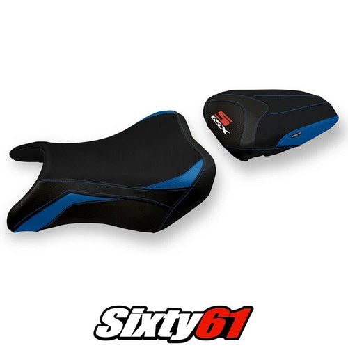 Suzuki Gsxs 750 2017 2018 2019 2020 2021 2022 Seat Cover Tappezzeria Blue Black
