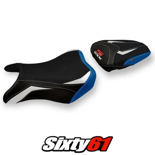 Suzuki Gsxs 750 2017-2019 2020 2021 2022 Seat Cover Tappezzeria White Blue Black