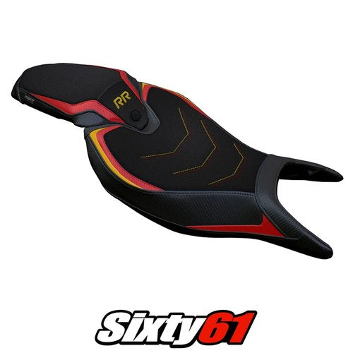 Triumph Speed Triple 1200 RR 2022-2025 Seat Cover Tappezzeria Comfort Red Gold