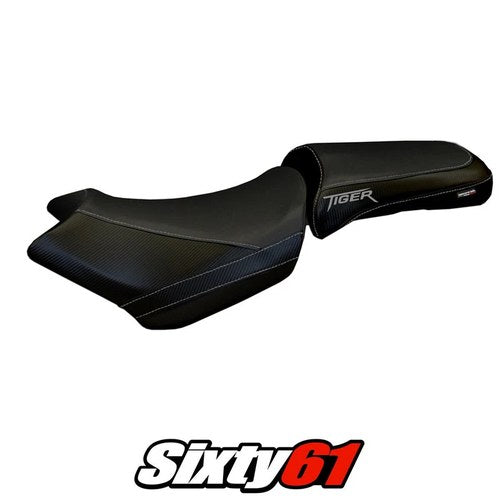 Triumph Tiger 1200 2011-2018 2019 2020 2021 Seat Cover Tappezzeria Black
