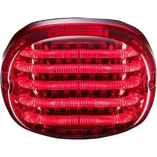 Custom Dynamics PB-TL-SB-R Red ProBeam LED Squareback Taillight Harley NO Tag