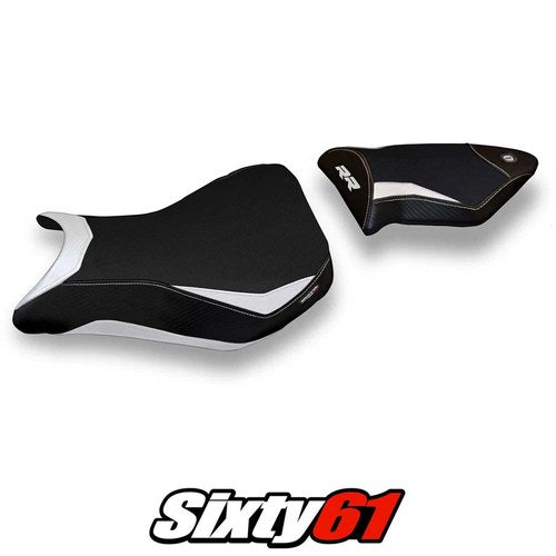 BMW S1000RR 2012 2013 2014 Seat Cover Tappezzeria Comfort White Black 12 13 14