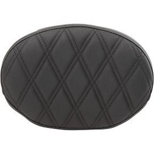 Drag Specialties 0822-0428 Backrest Pad Black Double Diamond Stitch