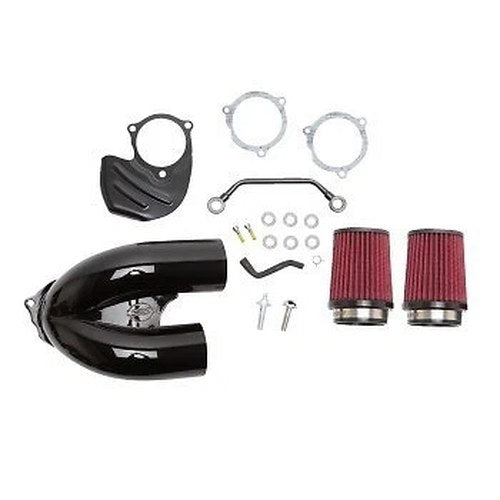 S&S Cycle 170-0567A Gloss Black Tuned Induction Air Cleaner for 17-22 M8