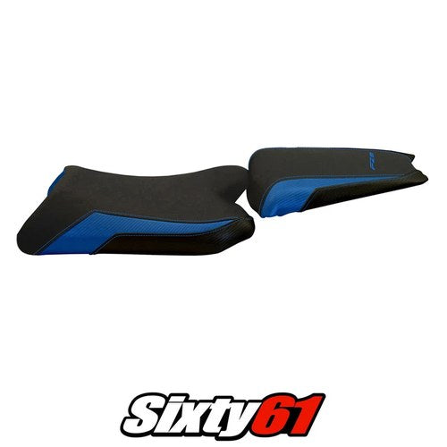 Yamaha FZ8 2010-2012 2013 2014 2015 2016 Seat Cover Tappezzeria Blue Black