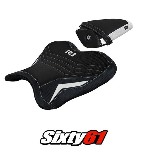 Yamaha Yzf R1 2015-2022 2023 2024 2025 2026 Seat Cover Tappezzeria Comfort White