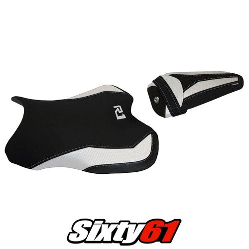 Yamaha Yzf R1 2015-2022 2023 2024 2025 2026 Seat Cover Tappezzeria White Black