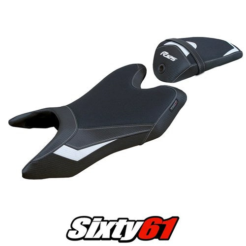 Yamaha Yzf R125 2019 2020 2021 2022 Seat Cover Tappezzeria Comfort White