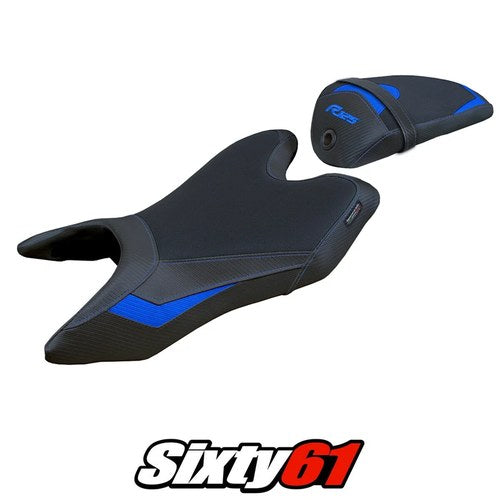 Yamaha Yzf R125 2019 2020 2021 2022 Seat Cover Tappezzeria Comfort Blue