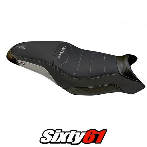 Yamaha Tracer 7 7GT 2021-2024 2025 Seat Cover Tappezzeria Comfort Silver Black