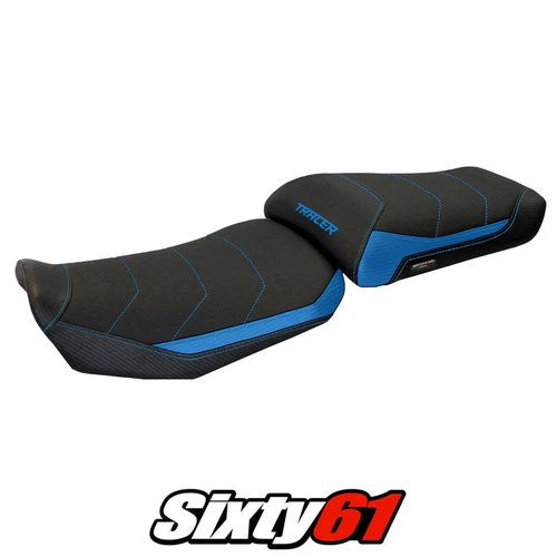 Yamaha Tracer 900 2015 2016 2017 Seat Cover Tappezzeria Comfort Blue Black