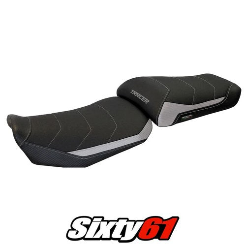 Yamaha Tracer 900 2015 2016 2017 Seat Cover Tappezzeria Comfort Silver Black