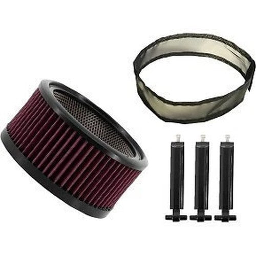 Trask TM-1020-BPGBK Gloss Black Big Power Filter Kit for Assault Air Cleaner