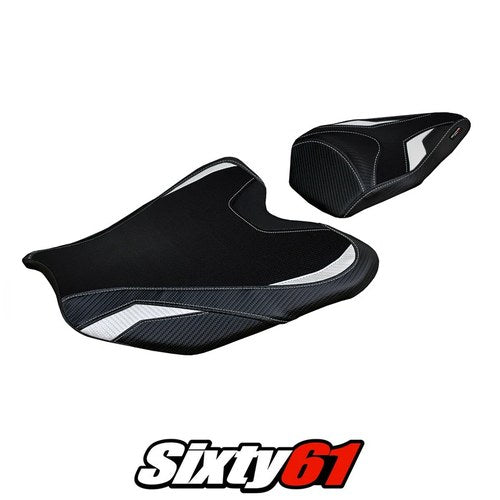 Honda CBR1000RR-R Fireblade 2020-2024 2025 Seat Cover Tappezzeria White Black