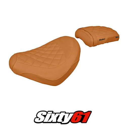 Honda Cmx 1100 Rebel 2022-2024 2025 Seat Cover Tappezzeria Camel Diamond Stitch