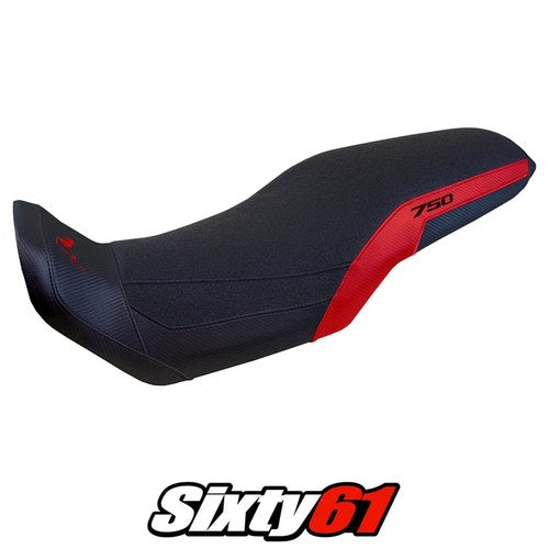 Honda Transalp XL 750 2023-2025 Seat Cover Tappezzeria Comfort Ultragrip Red