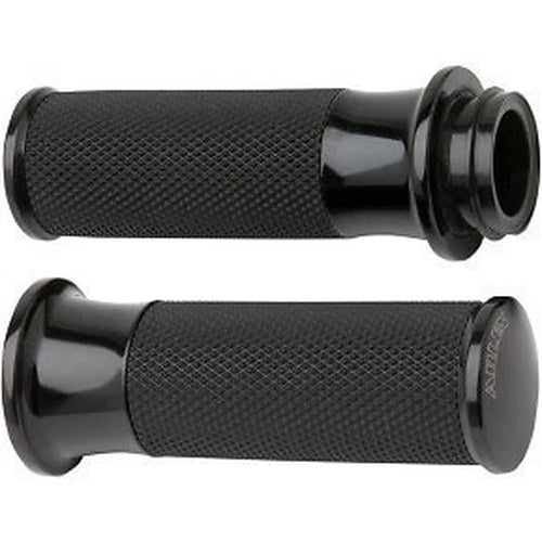 Arlen Ness 07-323 Black Fusion Smoothie Hand Grips for Harley Electronic Tbw