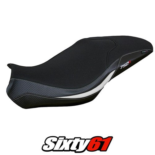 Benelli 752S 2019-2022 2023 2024 2025 2026 Seat Cover Tappezzeria White Black