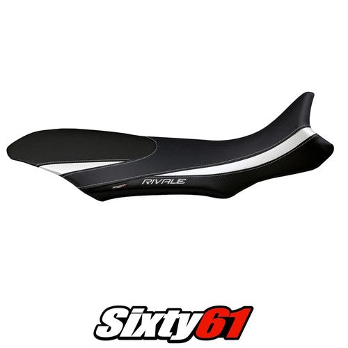 MV Agusta Rivale 800 2013-2015 2016 2017 2018 Seat Cover Tappezzeria White Black
