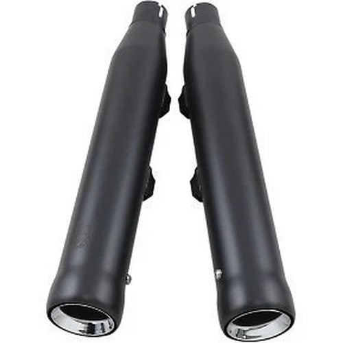 Cobra 6086RB Neighbor Hater Slip-On Mufflers- Black for 14-22 Sportster