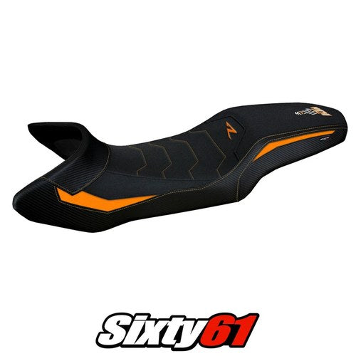 KTM 1290 Super Adventure R 2021-2024 Seat Cover Tappezzeria Ultragrip Orange